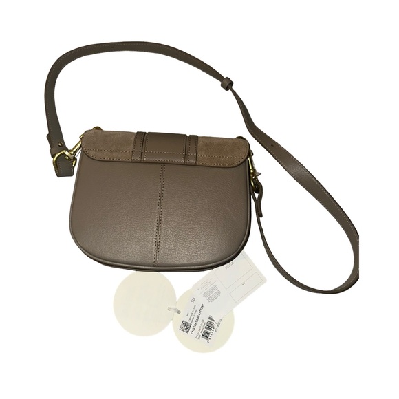 See by Chloe Women Hana Mini Saddle Leather Bag Motty Gray - Picture 4 of 10